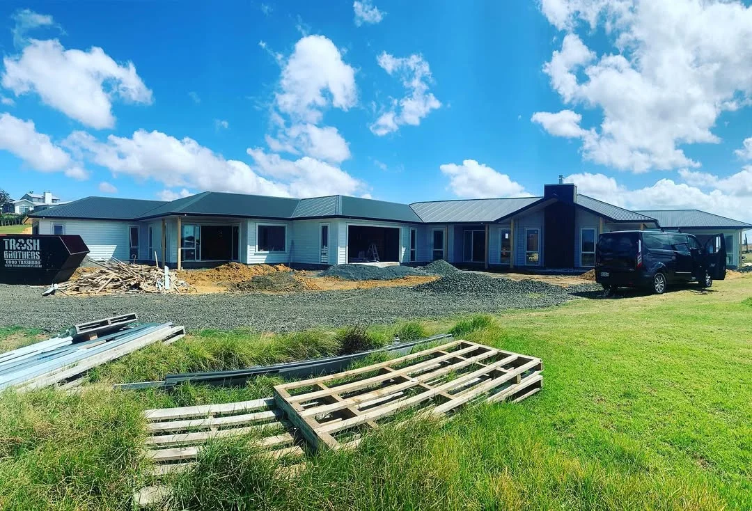 New build home under construction wired by Totally Amped Electrical in Auckland